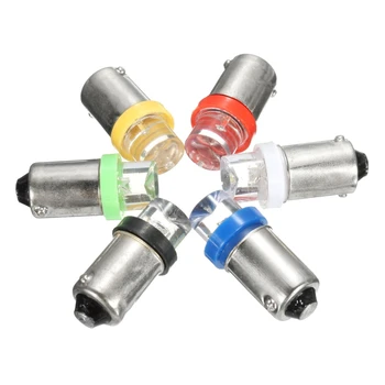 

Hot 2Pcs Car 12V 1 SMD LED BA9S Bayonet T4W 233 Auto Tail Side Indicator Parking Lamp Reverse Brake Lights Bulbs Lamp