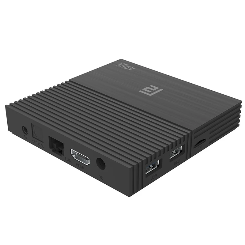 A95X F2 4K Smart Tv Box Android 9.0 4G Bluetooth 4.2 Set Top Box For Google Cast Support Rj45 Lan Usb Hdmi Optical Eu Plug