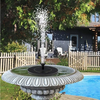 190L / H Drijvende Solar Fontein Outdoor Zwembad Water Feature Stromend Water Drijvende Fontein Voor Tuin Zwembad Vijver Decoratie