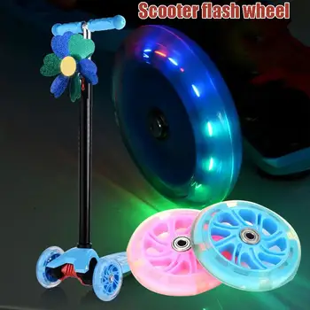 

Portable Skateboard Wheel Casters 120mm Longboard Single Warping Slide Scooter Shopping Cart Scooter Wheel Durable 2 Color