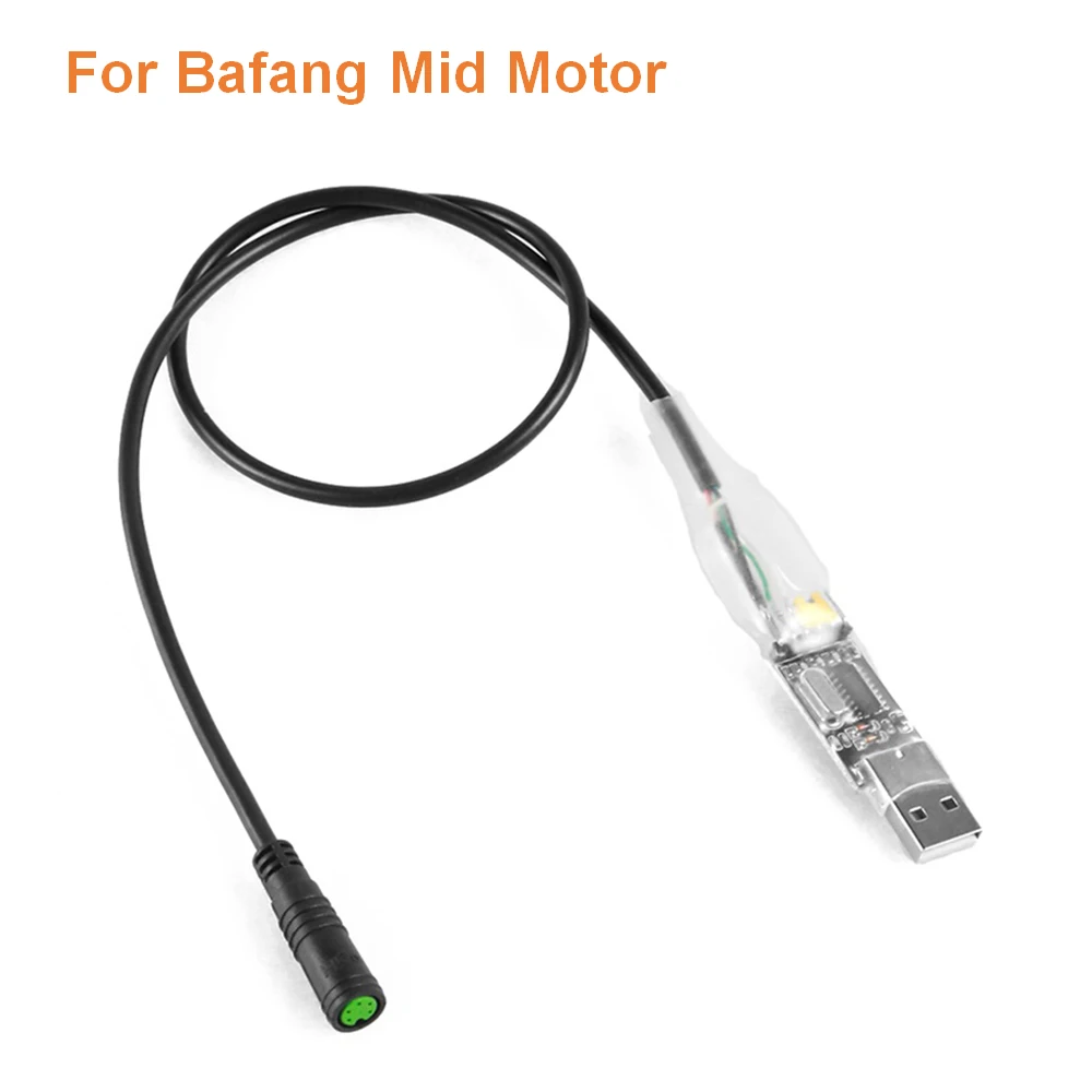 

Ebike USB Reprogramming Cable for Bafang 8Fun BBS01 BBS02 BBSHD 36V 48V 52V Mid Electric Motor Parts