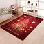 3D Christmas Santa Claus Anti-slip Kitchen Dinning Room Fireplace Floor Mat Flannel Carpet Rug Durable Xmas Home Decor Floor Rug - Цвет: 2