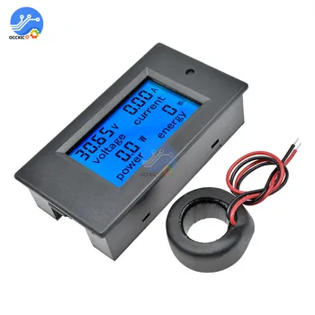 

1 Set 4 in 1 Voltage Current Power Energy Meter Gauge AC 80-260V/100A Digital Voltmeter Ammeter with Current Transformer