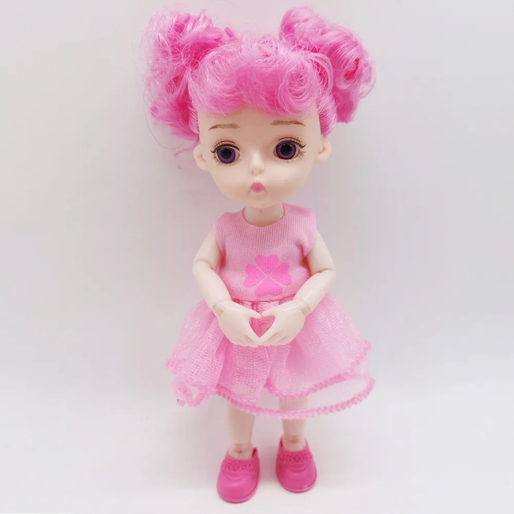 Новые аксессуары для кукольной одежды Одежда для 1/12 16 см BJD куклы игрушки для девочек модное платье куклы аксессуары