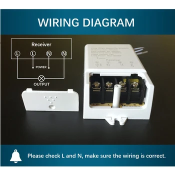

Home Use Widely Multifunction Remote Switch RF Signal Portable Large Load High Power On Off Intelligent No Repetition Wireless