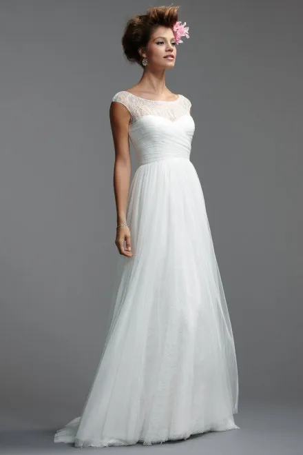 Сексуальное с коротким рукавом стиль романтическая Casamento vestido de noiva, на шнуровке, в винтажном стиле; платья для невест нарядные платья
