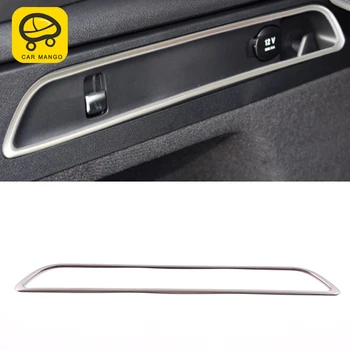 

CatManGo For Mercedes Benz GLC 2016 Car Styling Trunk Socket Charger Plug Base Outlet Frame Trim Sticker Interior Accessories