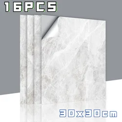 Marble Tile Stickers Waterproof Wall Stickers Thickened PVC Self-adhesive Home Improvement Renovation Wall Stickers Wallpaper