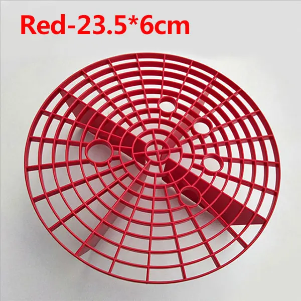 Red 23.5cm DSMOTEK для автомойки, очистки инструмент установки ведро чистый песочный фильтр автомобиля Полотенца салфетка для чистки, немаркое фильтр губка для мытья автомобиля Защита от гравия - Цвет: Red 23.5cm