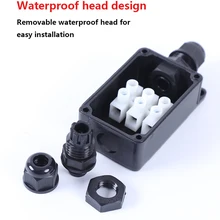 Водонепроницаемая распределительная коробка IP66 водонепроницаемый класс УФ-терминал распределительная коробка Пылезащитная распределительная коробка