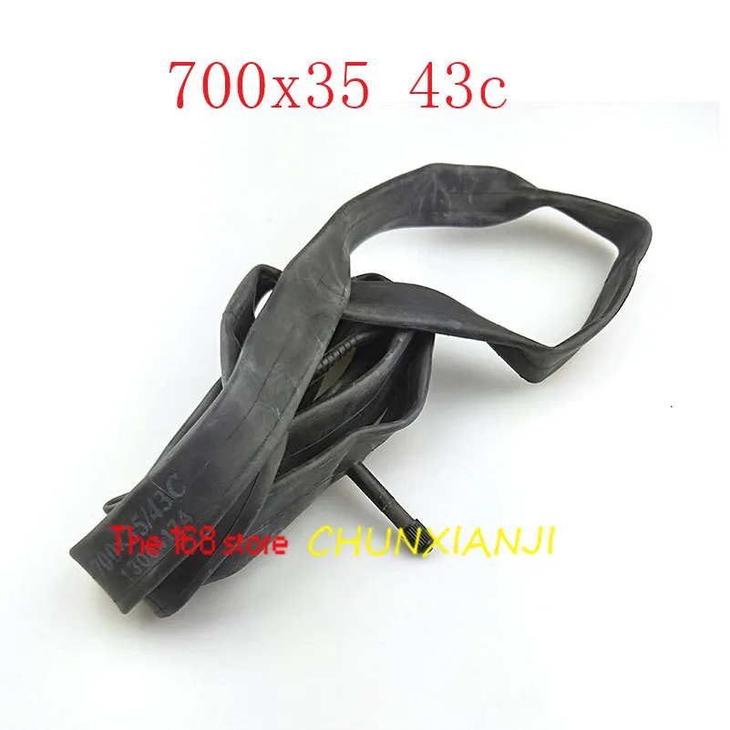 2 шт. 700x35/43c внутренняя труба 700*35/43c внутренняя шина для велосипеда, дорожный трубчатый покрышка, Аксессуары для велосипеда, прямой стержень клапана