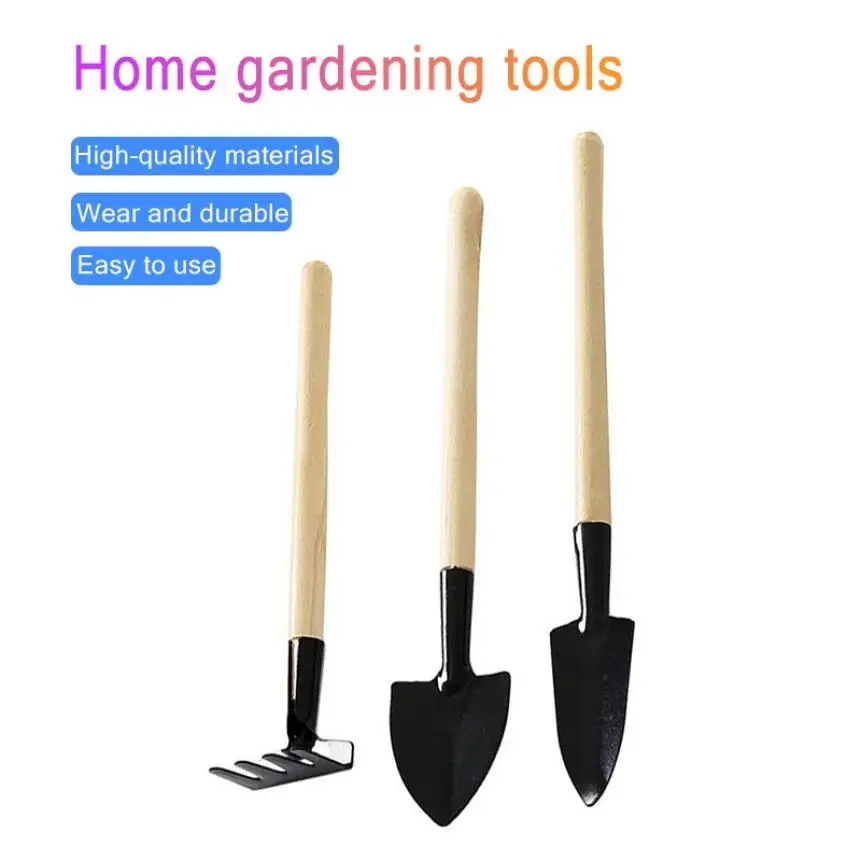 

3Pcs Multi-purpose Durable Gardening Tool Set Suitable for Bonsai Indoor Small Plants Loose Soil Transplanting Garden tools