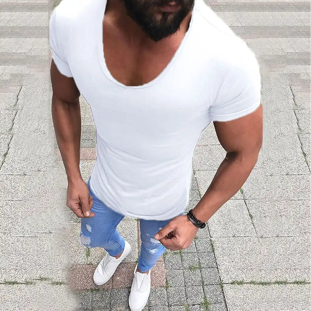 camiseta interior invisible hombre