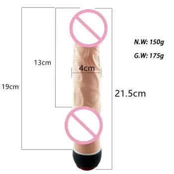Soft Dildo Realistic Penis Sex Toys for Woman Vagina Massager Multi-speed Vibrating Stimulator Dicks Clitoris G-spot Vibrators 2