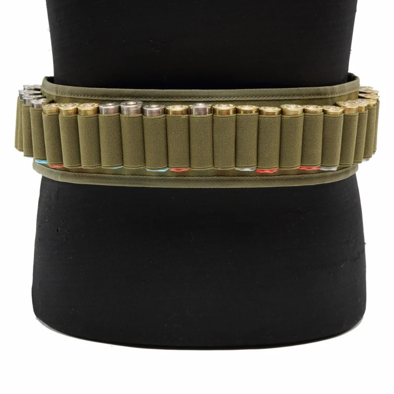 

CQC Military 30 Round 12 Gauge Shell Bandolier Tactical Belt Accessories Airsoft Paintball Hunting 12GA Ammo Cartridge Belt