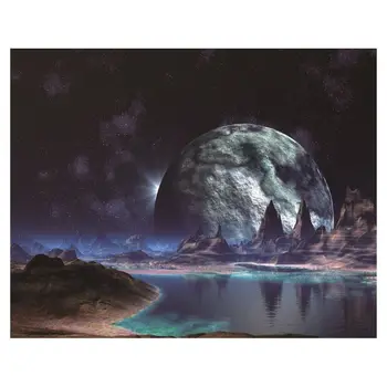 

Mountain peaks 5D Round Diamond Painting Cross Stitch Diamond Embroidery kits