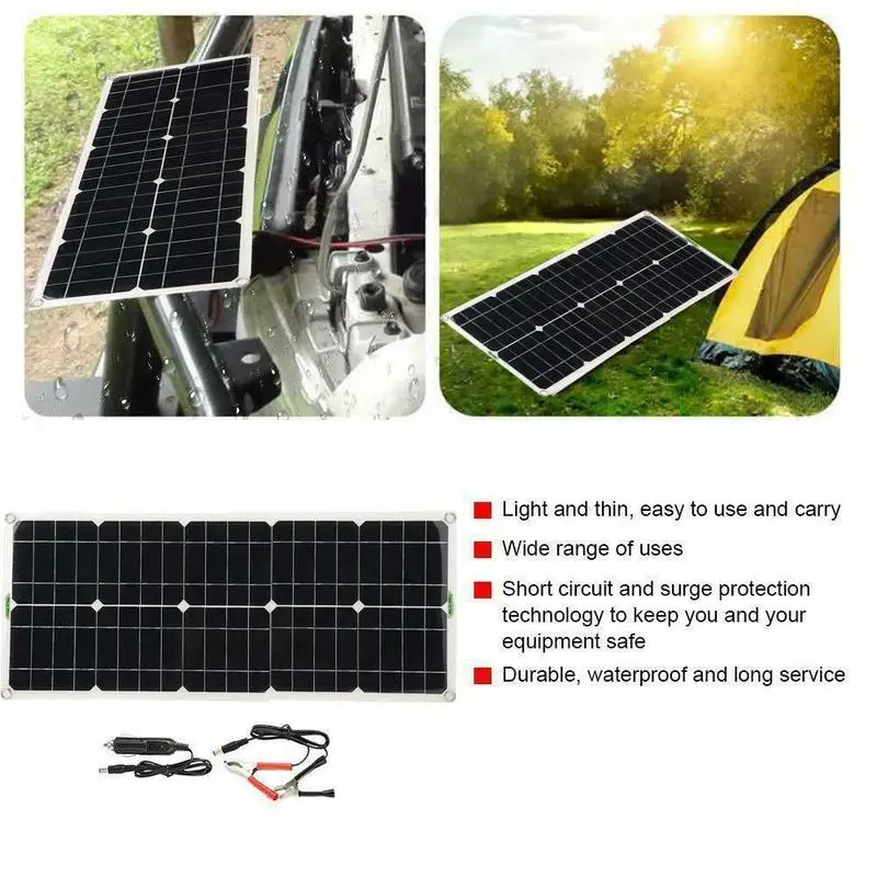 Controlador de Célula Bateria para Fora Painel Solar Dual 18v - 5v 10 20 30 40 50a Barco Carro Regulador Camping Ect B4z0 100w Usb 10 20 30 40 50a solar carro