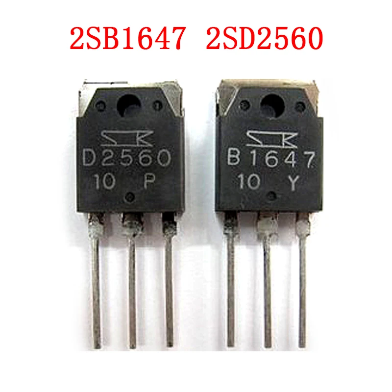 2SD2560 + 2SB1647 D2560 B1647 Pair Transistors NPN PNP 15A 150V - Foto 8