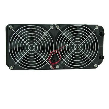 

Universal G1/4 240mm Computer Desktop Water Cooling 2 Fans Radiator Aluminum Thick 60mm Computer CPU Cooler Mini Cooling Fan