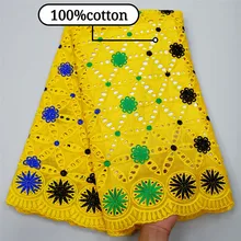 Швейцарская кружевная ткань, хлопок, Suisse, сухая кружевная ткань, высокое качество, ткань из Дубая швейцарская вуаль, кружево в швейцарском стиле, 5 ярдов/партия