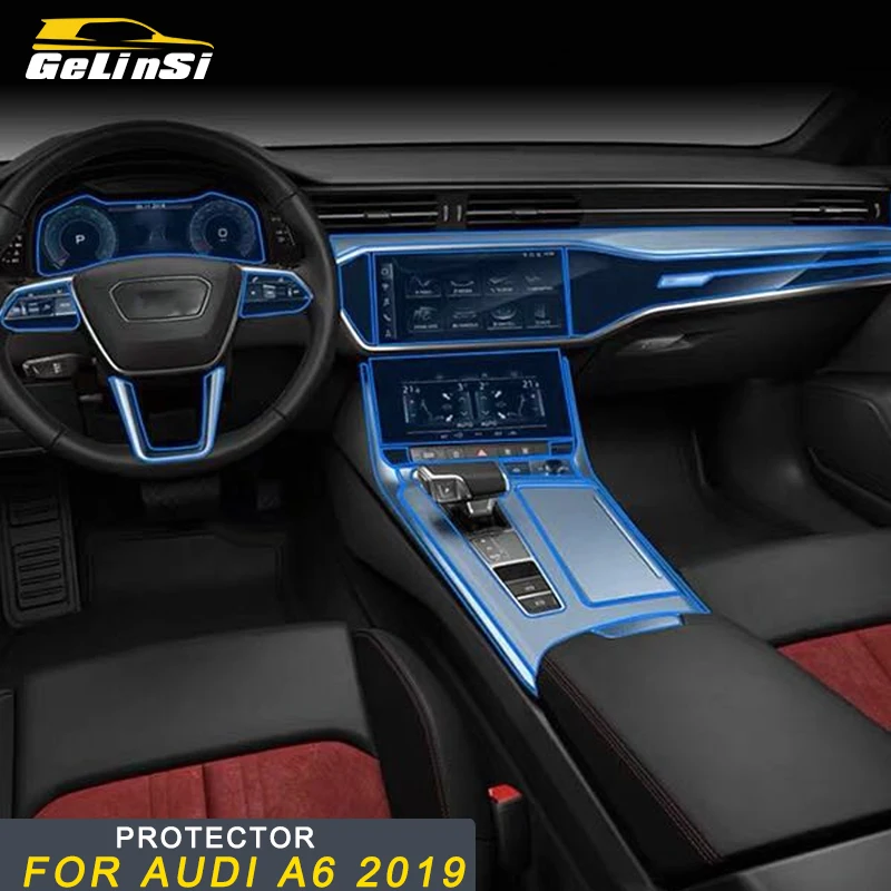 Gelinsi для Audi A6 2019 автомобильный светильник монитора Защитная пленка экрана