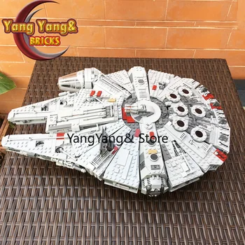 

05007 In Stock Star Movie Wars The Millennium Force Awakens 1381pcs Model Building Blocks Compatible 81009 10467 75105 79211