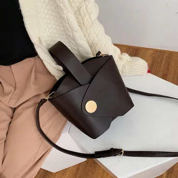

Autumn And Winter Bucket Bag Women's 2019 New Style Fashion Fashion Korean-style Shoulder Online Celebrity Bag Versatile Western