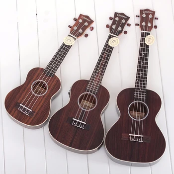 

23/26 Inch Ukulele Veneer Rosewood Ukulele Electric Box Mini Guitar Concert Beginner Gift Hawaii Ukulele UK2377