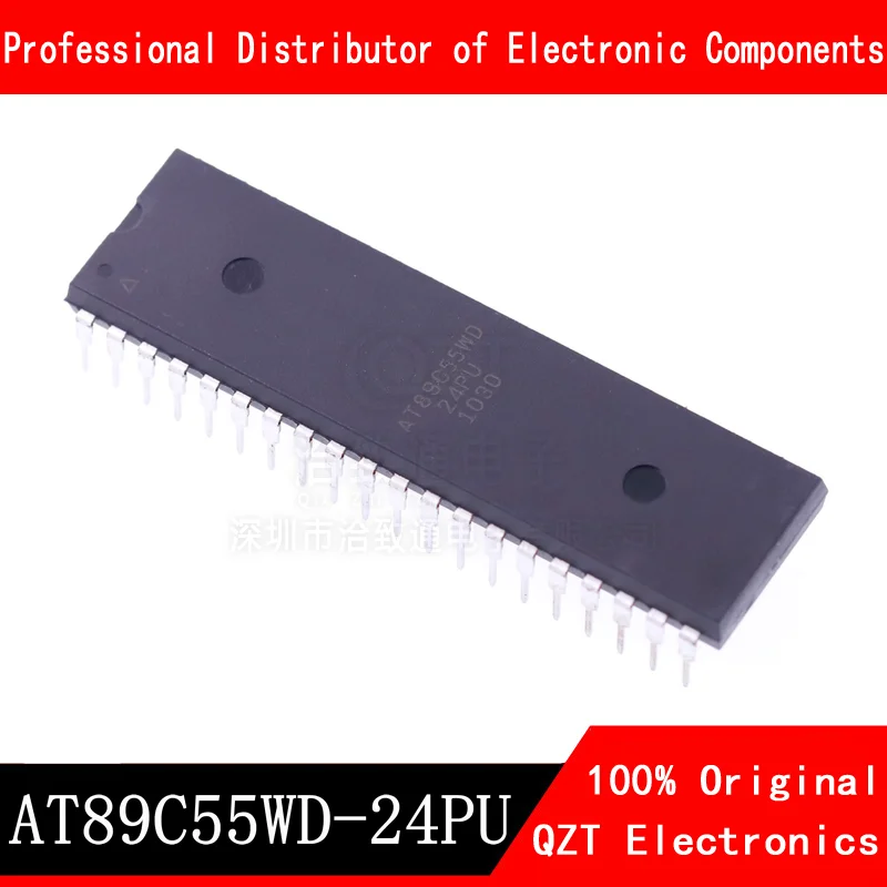 10 шт./лот Φ AT89C55WD AT89C55 DIP-40 новая Оригинальная фотография 5 шт лот ssd1963ql9 ssdтогда lqfp128 новая оригинальная фотография