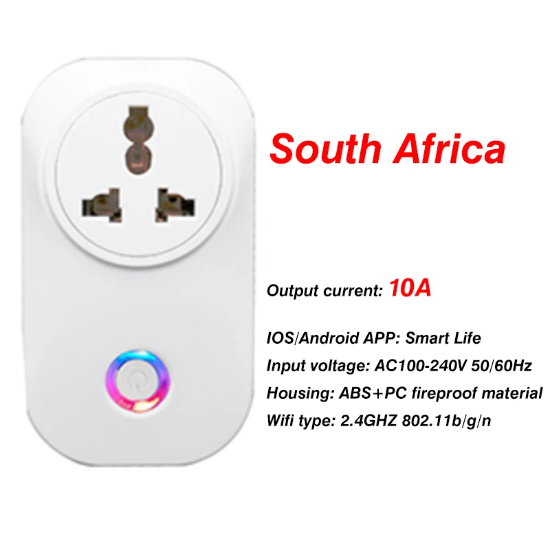 Smart WiFi Plug with Energy Monitoring and Timer Functionality
