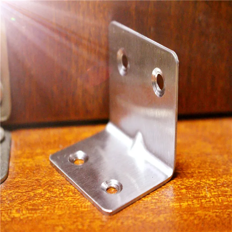 

2Pcs 31*38mm Thick stainless steel corner triangle bracket fixed angle chair 90 degree right angle
