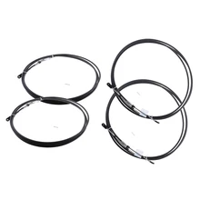 4 шт. лодка дроссельной заслонки, универсальный 13FT/15FT морской рычаг управления кабель переключения отлично подходит для Yamaha подвесной черный