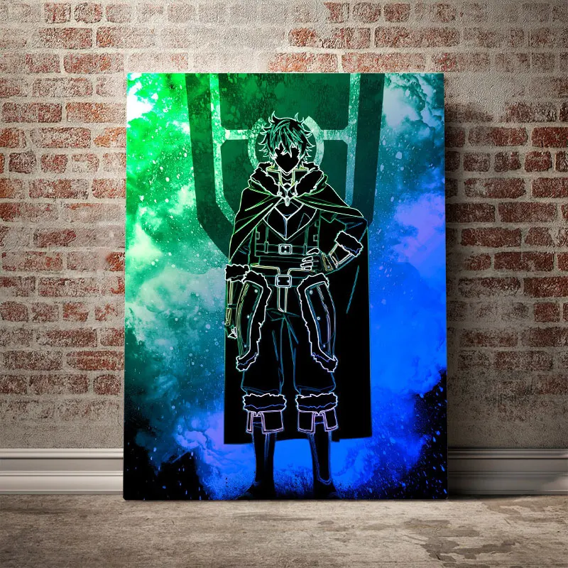 The Rising of the Shield Hero Art Drawing Picture Canvas Painting Scandinavian Wall Poster Minimalist Home Decor | Дом и сад