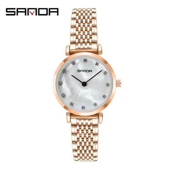 

Women Watch Fashion Waterproof Casual Diamond Dial Stainless Steel Belt Dresses Watches Ladies Quartz Watch Relogio Feminino