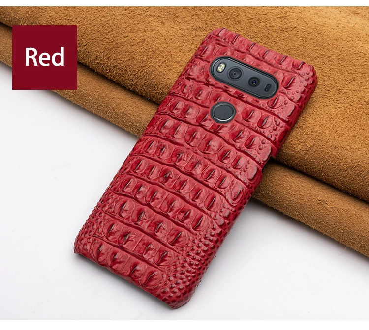 Чехол для телефона для lg g6 чехол G3 G4 G5 G7 G8s ThinQ V10 V20 V30 V40 V50 Thinq Q6 Q7 Q8 K4 K8 из крокодиловой кожи из воловьей кожи