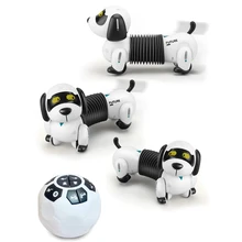 C5AA Remote Control Dachshund Dog RC Robotic Stunt Puppy Toys Electronic Pet Following Programmable Robot for Kids Boys Girls