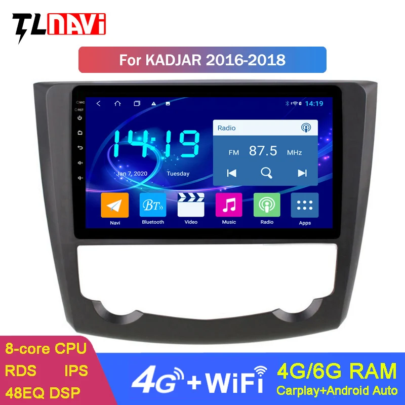 9-дюймовый автомобильный радиоприемник мультимедийный плеер для Renault Kadjar 2016 2017
