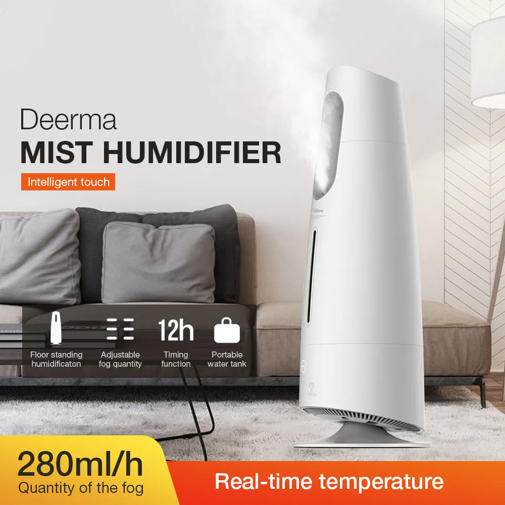 Увлажнитель воздуха DEERMA DEM LD700 с сенсорным экраном 4L Очищение для дома