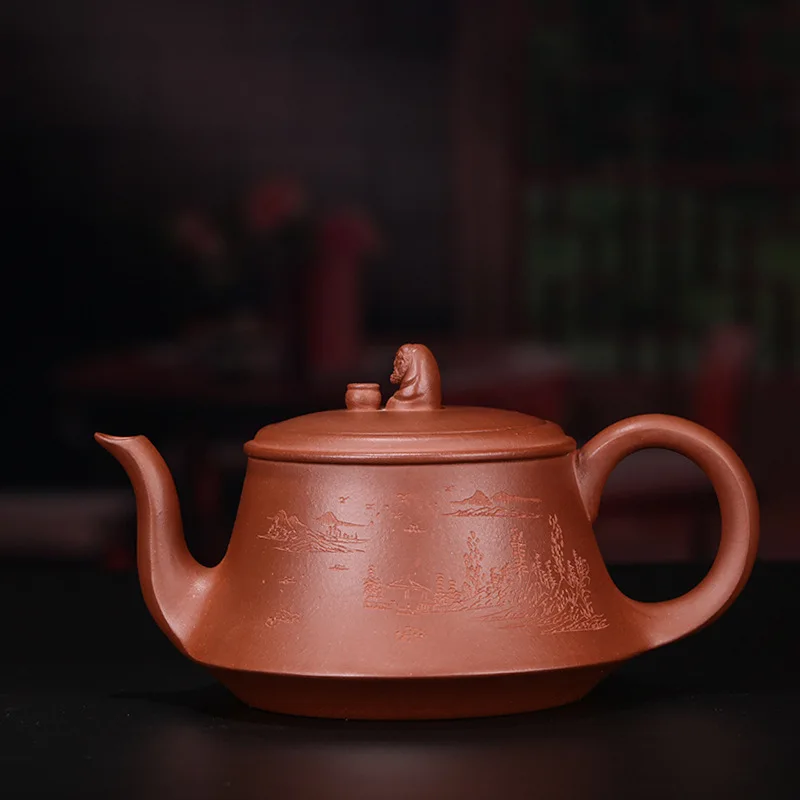

Pottery Teapot Famous Full Manual Raw Ore Low Groove Clear Koji Manual Lettering Wall Chapter Classic Customized Wholesale