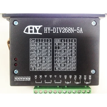 

Stepper Motor Driver Controller CNC Engraving Machine HY-DIV268N-5A Stepper Motor 12 ~ 48V