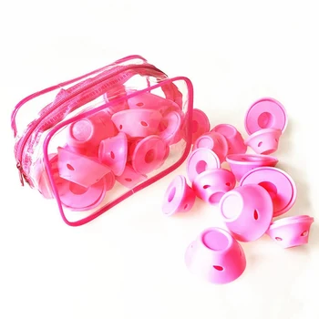 

20pcs/set Mushroom Hairstyle Roller DIY Silicone Women Sleeping Bell Curler Girl Hair Rollers Beauty Hair Care Styling Tools hot
