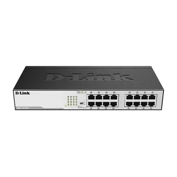 

D-Link DGS-1016D, Unmanaged, Gigabit Ethernet (10/100/1000), Full duplex, Rack mounting, 1U