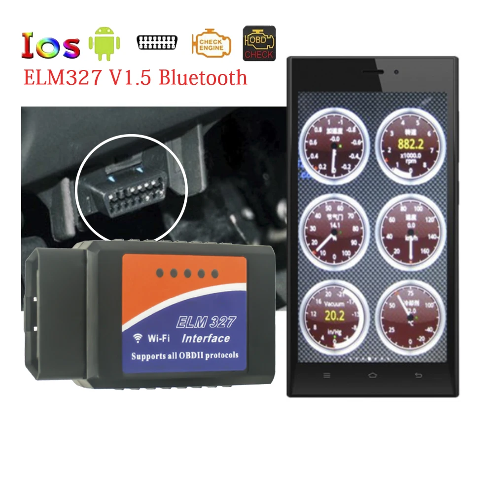 CAN BUS проверьте двигатель OBD2 ELM327 адаптер диагностический инструмент OBDII для OPEL Insignia/MERIVA/Vectra/Zafira/Mokka ELM 327 OBD