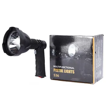 

Outdoor Portable LED Flashlight Battery Powered UV Handheld Spot Light Lamp for Outdoor Camping Hiking Emergency