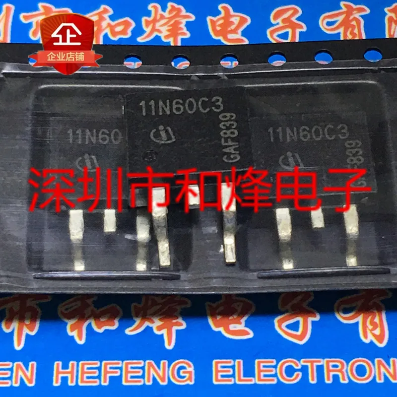 

10 шт. 11N60C3 SPB11N60C3 TO-263 650V 11A