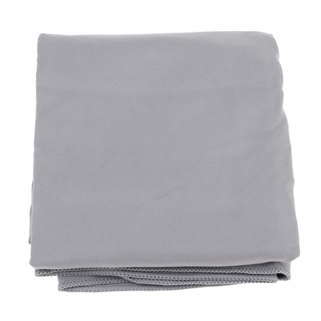 Большое Спортивное быстросохнущее полотенце из микрофибры для спортзала йоги кемпинга пляжа - Цвет: Gray