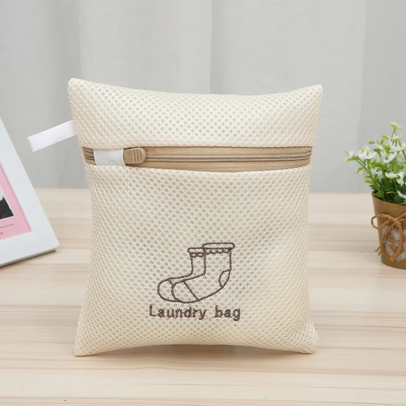2021 Thick and Thin Mesh Laundry Bag Dirty Clothes Underwear Washing Bag Thickened Bra Washing Bag Polyester Mesh Bag Reusable 