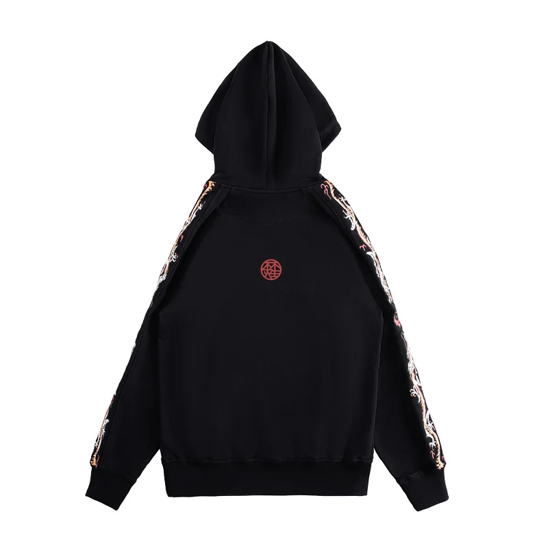 

men's Hoodies 2019 Hip Hop Jackets Men Windbreaker Loose Casual Jacket Male Coats Zipper Tracksuit Streetwear XL