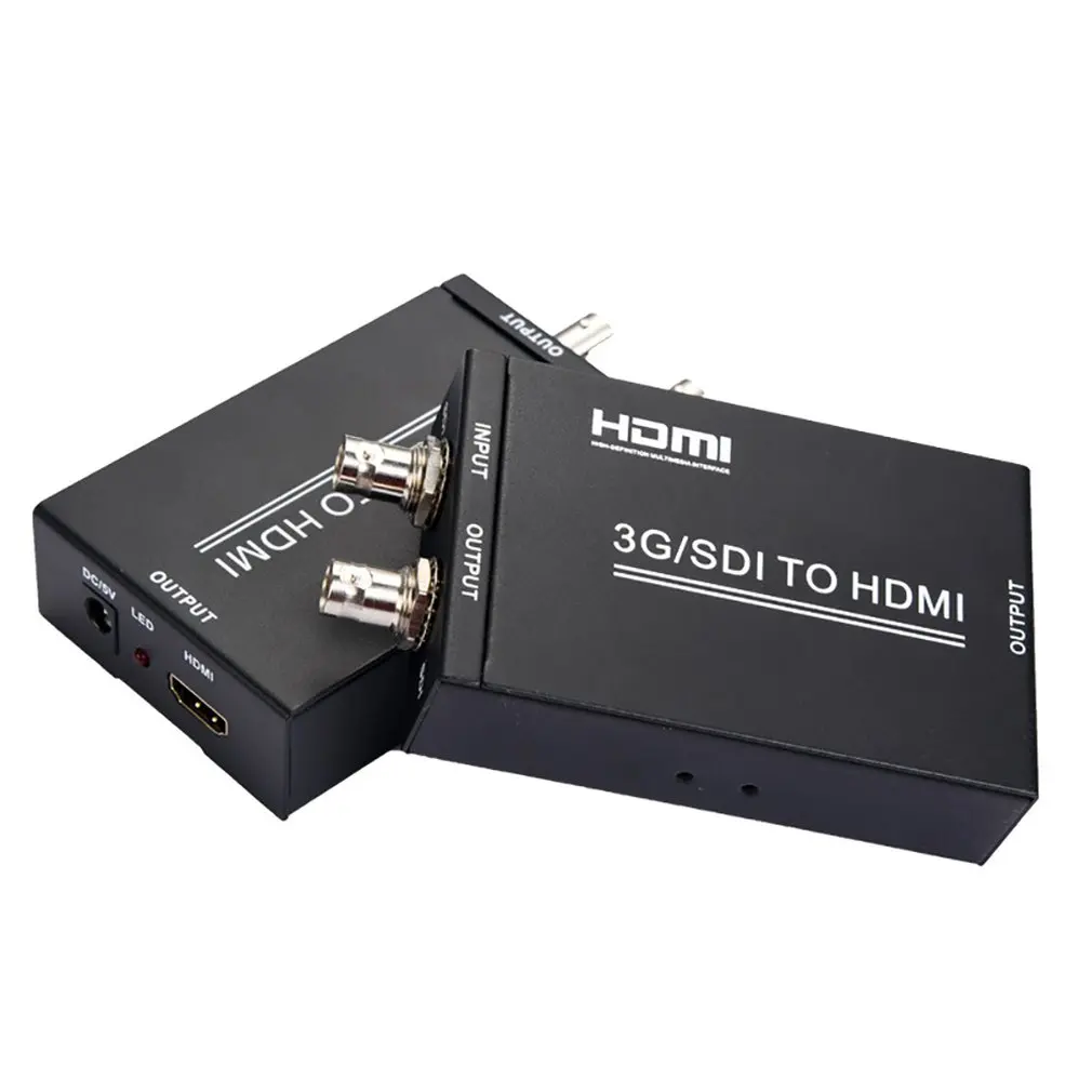 SDI к HDMI/HDMI с питанием Mini 3G HD SD видео микро Конвертер адаптер аудио Авто форматом