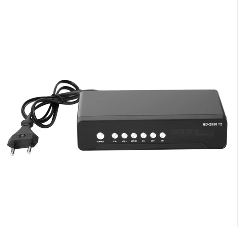 DVB-T2 TV тюнер HD 1080P цифровой ТВ-приемник Wifi ресивер ТВ-приставка мини dvbt2